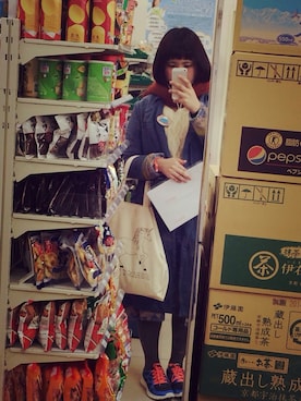 「ボブ女子」｜カミヤさん（レディース・155cm）の冬コーディネート