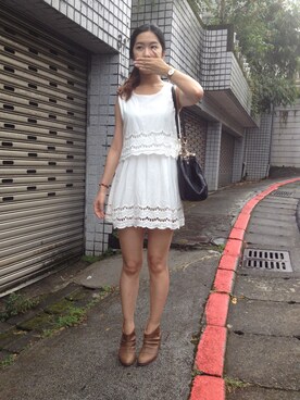 「踝靴」｜Hazel Wangさん（レディース・168cm）の秋コーディネート