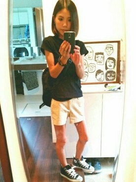 ユニクロ ユニクロ の Women ブラtシャツ 半袖 Tシャツ カットソー Wear