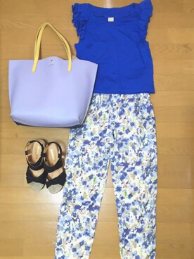 「LIMITLESS LUXURY」｜「アイテム（パンツ）」を使った、れいちぇるさん（レディース・153cm）の春コーディネート