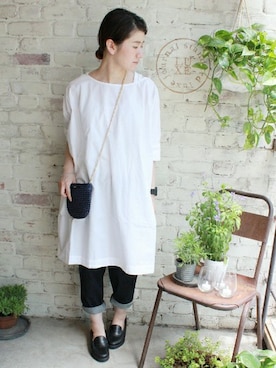 「JOURNAL STANDARD LUXE（ジャーナルスタンダード　ラックス）のアイテム」を使った、A.Kさん（レディース・161cm）の夏コーディネート