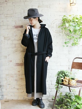 「JOURNAL STANDARD LUXE（ジャーナルスタンダード　ラックス）のアイテム（その他アウター）」を使った、A.Kさん（レディース・161cm）の秋コーディネート