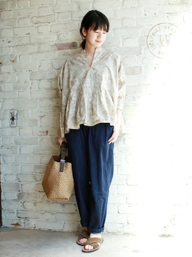 「JOURNAL STANDARD LUXE（ジャーナルスタンダード　ラックス）のアイテム」を使った、A.Kさん（レディース・161cm）の春コーディネート