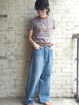 「JOURNAL STANDARD LUXE（ジャーナルスタンダード　ラックス）のアイテム（パンツ）」を使った、A.Kさん（レディース・161cm）の春コーディネート