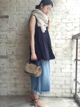 「JOURNAL STANDARD LUXE（ジャーナルスタンダード　ラックス）のアイテム」を使った、A.Kさん（レディース・161cm）の夏コーディネート