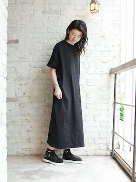 「JOURNAL STANDARD LUXE（ジャーナルスタンダード　ラックス）のアイテム（その他シューズ）」を使った、A.Kさん（レディース・161cm）の夏コーディネート
