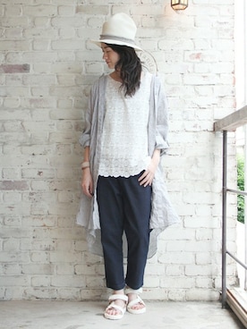 「JOURNAL STANDARD LUXE（ジャーナルスタンダード　ラックス）のアイテム」を使った、A.Kさん（レディース・161cm）の夏コーディネート