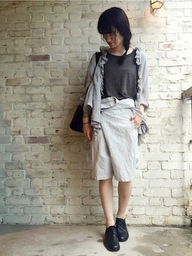 「JOURNAL STANDARD LUXE（ジャーナルスタンダード　ラックス）のアイテム」を使った、A.Kさん（レディース・161cm）の夏コーディネート