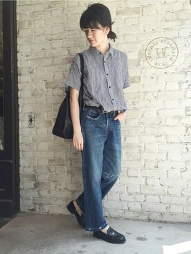 「JOURNAL STANDARD LUXE（ジャーナルスタンダード　ラックス）のアイテム」を使った、A.Kさん（レディース・161cm）の夏コーディネート