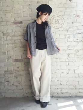 「JOURNAL STANDARD LUXE（ジャーナルスタンダード　ラックス）のアイテム」を使った、A.Kさん（レディース・161cm）の夏コーディネート