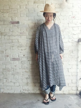 「JOURNAL STANDARD LUXE（ジャーナルスタンダード　ラックス）のアイテム」を使った、A.Kさん（レディース・161cm）の夏コーディネート