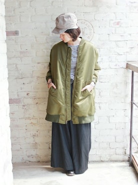 「JOURNAL STANDARD LUXE（ジャーナルスタンダード　ラックス）のアイテム（ジャケット/アウター）」を使った、A.Kさん（レディース・161cm）の秋コーディネート