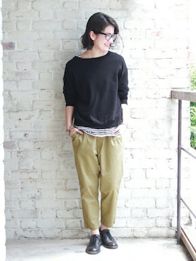 「JOURNAL STANDARD LUXE（ジャーナルスタンダード　ラックス）のアイテム」を使った、A.Kさん（レディース・161cm）の秋コーディネート