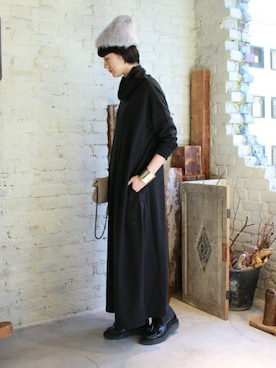 「JOURNAL STANDARD LUXE（ジャーナルスタンダード　ラックス）のアイテム（ワンピース/ドレス）」を使った、A.Kさん（レディース・161cm）の冬コーディネート