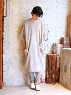 「JOURNAL STANDARD LUXE（ジャーナルスタンダード　ラックス）のアイテム（ワンピース/ドレス）」を使った、A.Kさん（レディース・161cm）の冬コーディネート