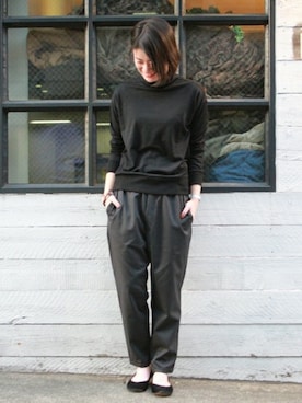 「JOURNAL STANDARD LUXE（ジャーナルスタンダード　ラックス）のアイテム」を使った、A.Kさん（レディース・161cm）の冬コーディネート