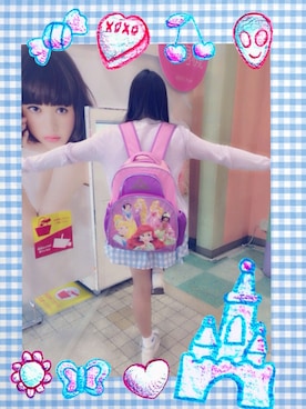 「WEGO（ウィゴー）のWEGO/厚底メタルサンダル（サンダル、ホワイト系）」を使った、ゆいにゃんさん（レディース・158cm）の夏コーディネート