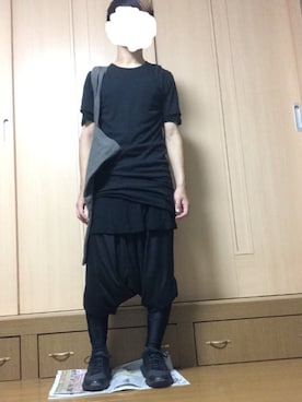 「First Aid to the Injured(ファースト・エイド・トュ・ザ・インジュアード)のアイテム」を使った、ぺん太郎2さん(メンズ・171cm)の夏コーディネート