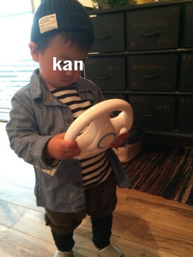 kanさん（キッズ・80cm）の春コーディネート