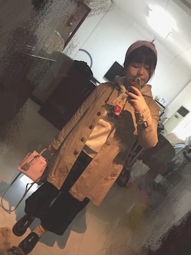 「PAR ICI（パーリッシィ）のアイテム（ヘアバンド）」を使った、Etoileさん（レディース・155cm）の春コーディネート