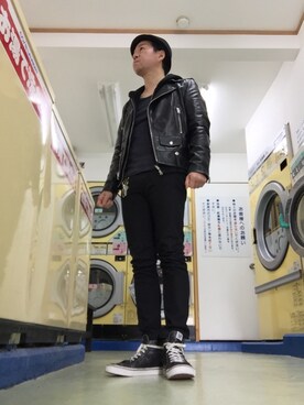 「Lucien Pellat-Finet（ルシアンペラフィネ）のアイテム（シューズ）」を使った、ＹＯＵさん（メンズ・165cm）の秋コーディネート