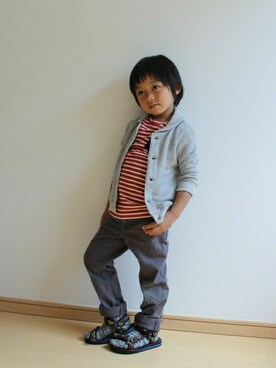 「JOURNAL STANDARD relume（ジャーナルスタンダード　レリューム）のアイテム」を使った、JOURNAL STANDARD relume KIDSさん（キッズ・105cm）の春コーディネート