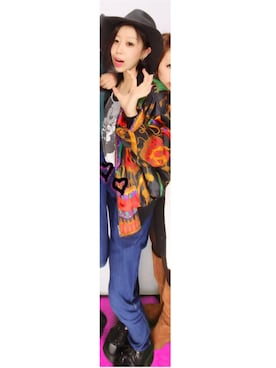 「厚底」｜REiNAさん（レディース・158cm）の冬コーディネート