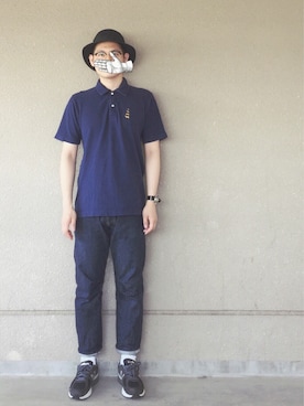 「動物モチーフ」｜「アイテム（腕時計）」を使った、ドンコニさん（メンズ・175cm）の夏コーディネート