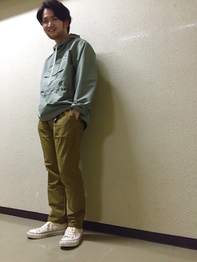 「AURALEE」｜こいでさん（メンズ・168cm）の春コーディネート