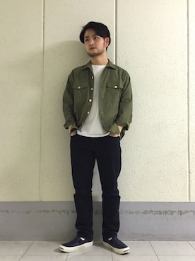 「AURALEE」｜こいでさん（メンズ・168cm）の春コーディネート