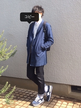 「ユナイテッドアローズ」｜「アイテム（その他アウター）」を使った、いっちーさん（メンズ・178cm）の春コーディネート