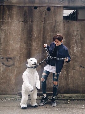 Yomenさん（レディース・161cm）の秋コーディネート