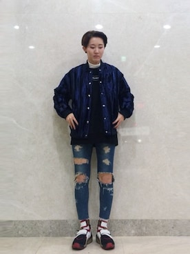 Yomenさん（レディース・161cm）の秋コーディネート