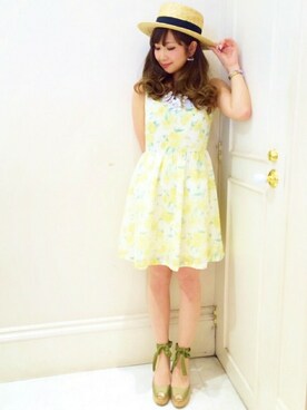 「MINIMUM（ミニマム）のアイテム（ワンピース/ドレス）」を使った、minimum神戸マルイstaffさん（レディース・154cm）の春コーディネート