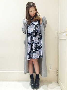 「MINIMUM（ミニマム）のアイテム（ワンピース/ドレス）」を使った、minimum神戸マルイstaffさん（レディース・154cm）の秋コーディネート