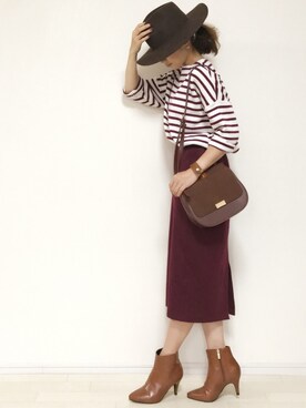 yuさん（レディース・153cm）の秋コーディネート