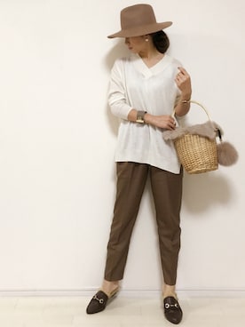 yuさん（レディース・153cm）の秋コーディネート