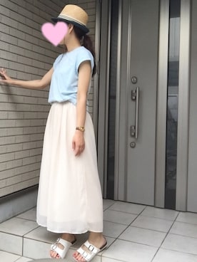 「アパートバイローリーズ」｜「アイテム（腕時計）」を使った、hiromama。さん（レディース・162cm）の夏コーディネート
