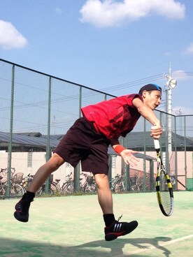 「膝上ショーツ」｜「アイテム（その他）」を使った、U-shotさん（メンズ・170cm）の夏コーディネート