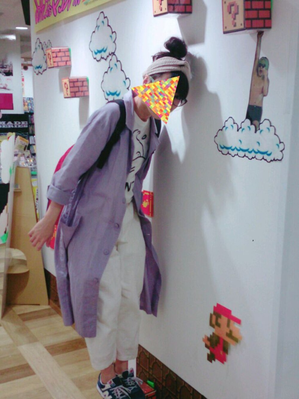 「ニコアンド」｜「niko and...のアイテム（その他パンツ、ホワイト系）」を使った、Machakoさん（レディース・158cm）の春コーディネートの1枚目の写真