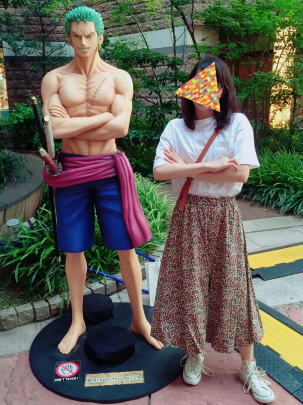 「キャナルシティ」｜「BEAMS BOYのアイテム（スカート、レッド系）」を使った、Machakoさん（レディース・158cm）の夏コーディネートの1枚目の写真