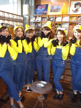「halloween」｜「アイテム（サロペット/オーバーオール）」を使った、宮本さゆみさん（レディース・161cm）の秋コーディネート