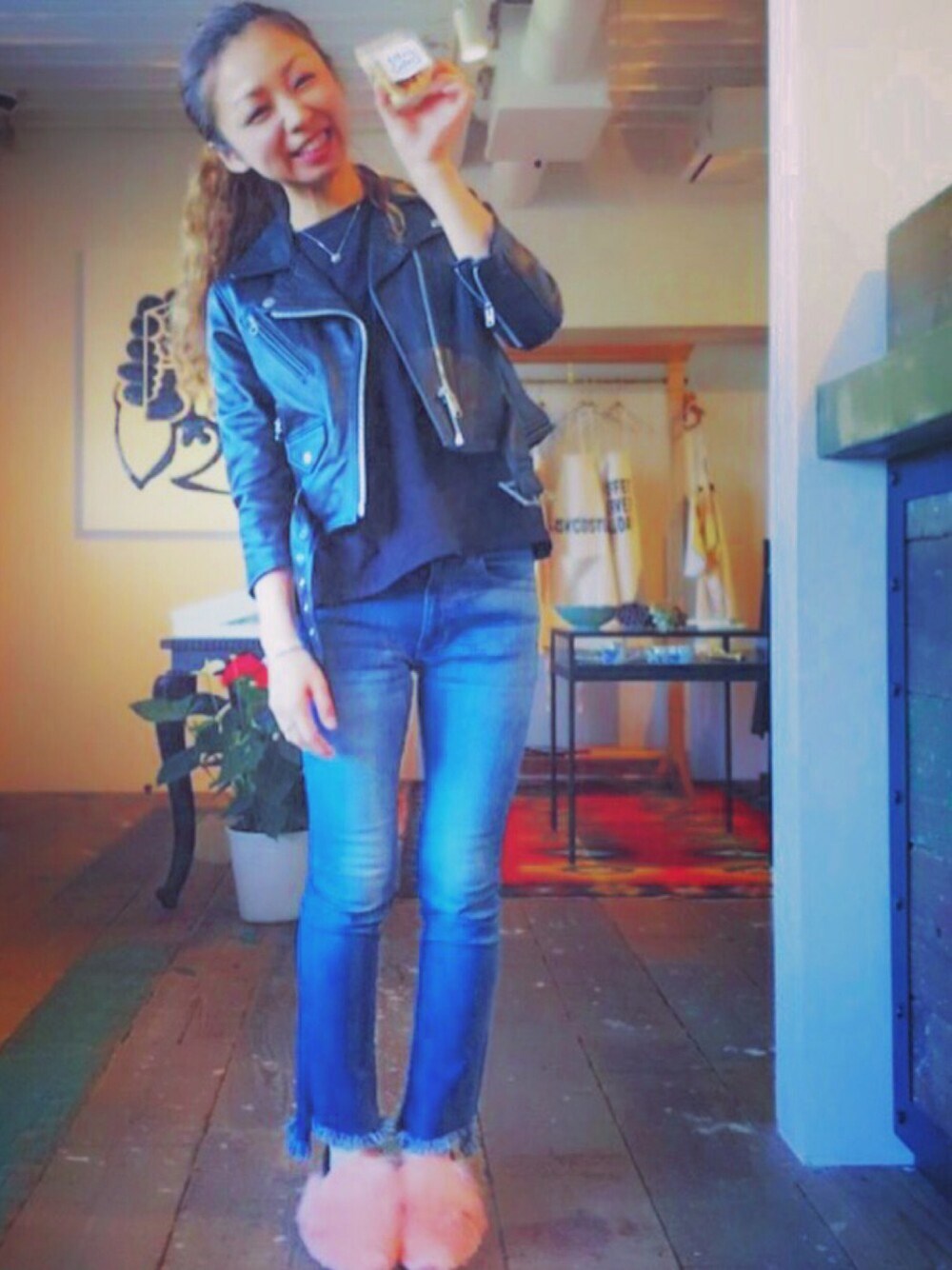 メゾンドリーファー ライダース レザージャケット LI HUA（KAORI TACHI  