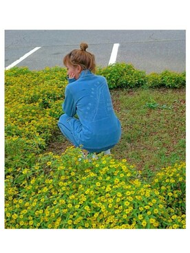 「MELLOW（メロー）のアイテム（ジャケット/アウター）」を使った、saruena さん（レディース・153cm）の秋コーディネート