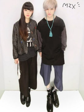 「PARADOX（パラドックス）のアイテム（レッグウェア）」を使った、jume≒auxさん（メンズ・173cm）の夏コーディネート