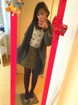 「ILIMA（イリマ）のアイテム（シューズ）」を使った、りささん（レディース・160cm）の冬コーディネート