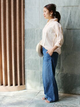 JOURNAL STANDARD relume 新宿店 STAFFさん（レディース・159cm）の春コーディネート