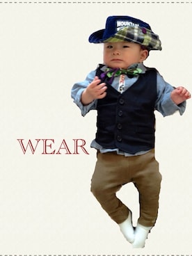 「おめかしコーデ」｜kaiさん（キッズ・70cm）の春コーディネート