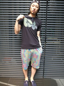 GDCTOKYO-MAH-bow-さん(メンズ・171cm)の夏コーディネート
