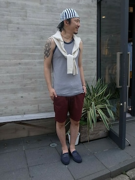 GDCTOKYO-MAH-bow-さん（メンズ・171cm）の夏コーディネート